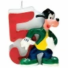 Mickey Mouse Clubhouse Birthday Candle 5 Goofy - 5.5cm
