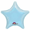 Metallic Pearl Pastel Blue Star Foil Balloon 18''