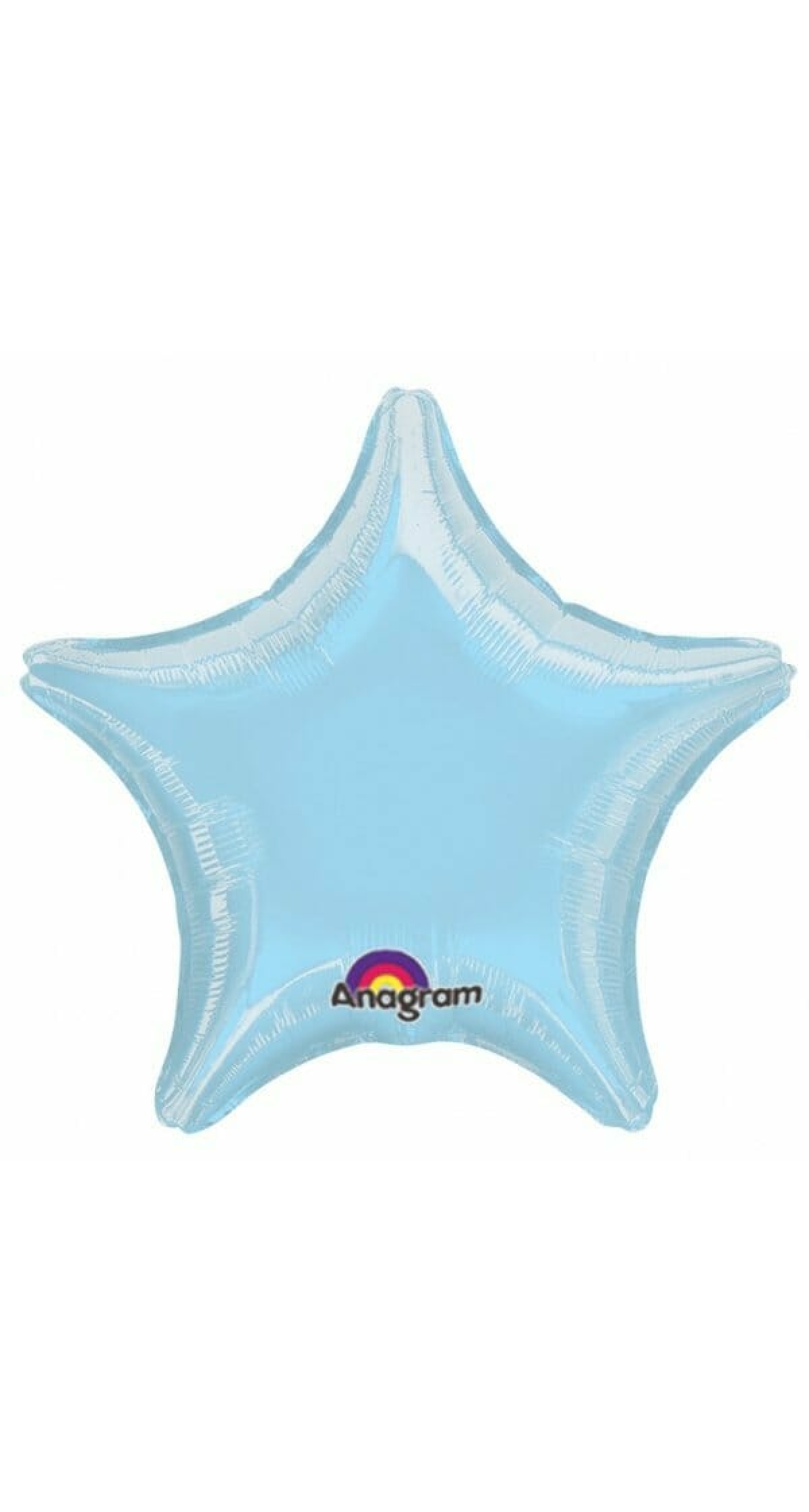Metallic Pearl Pastel Blue Star Foil Balloon 18''