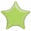 Metallic Lime Green Star Foil Balloon 18''