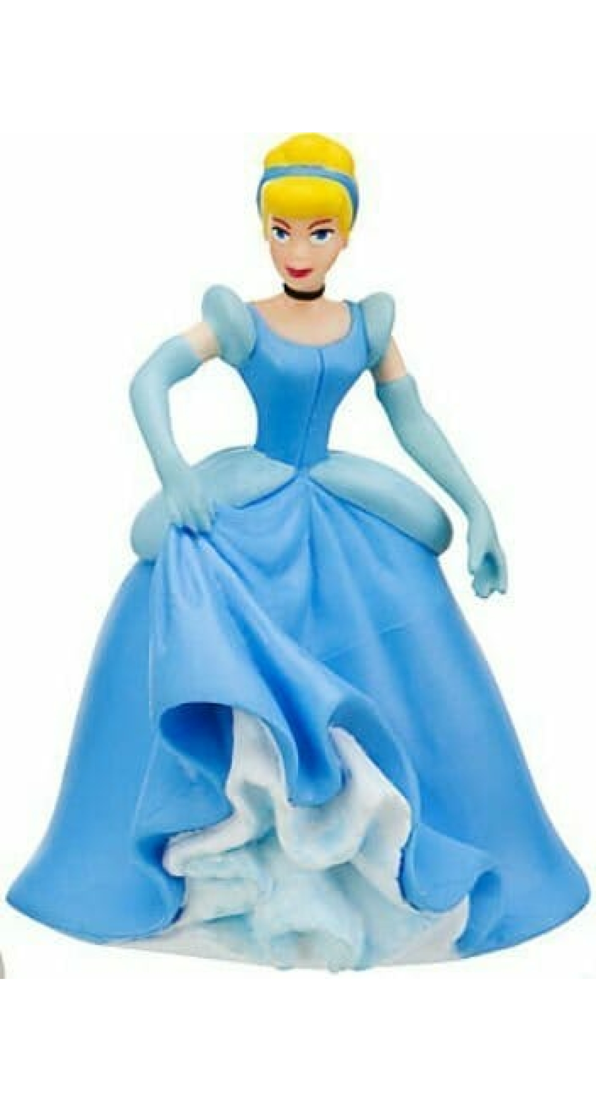 Princess Cinderella Plastic Cake Topper - 7.5cm