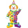 Juggles the Clown AirWalker Foil Balloon 44'' (111cm) High