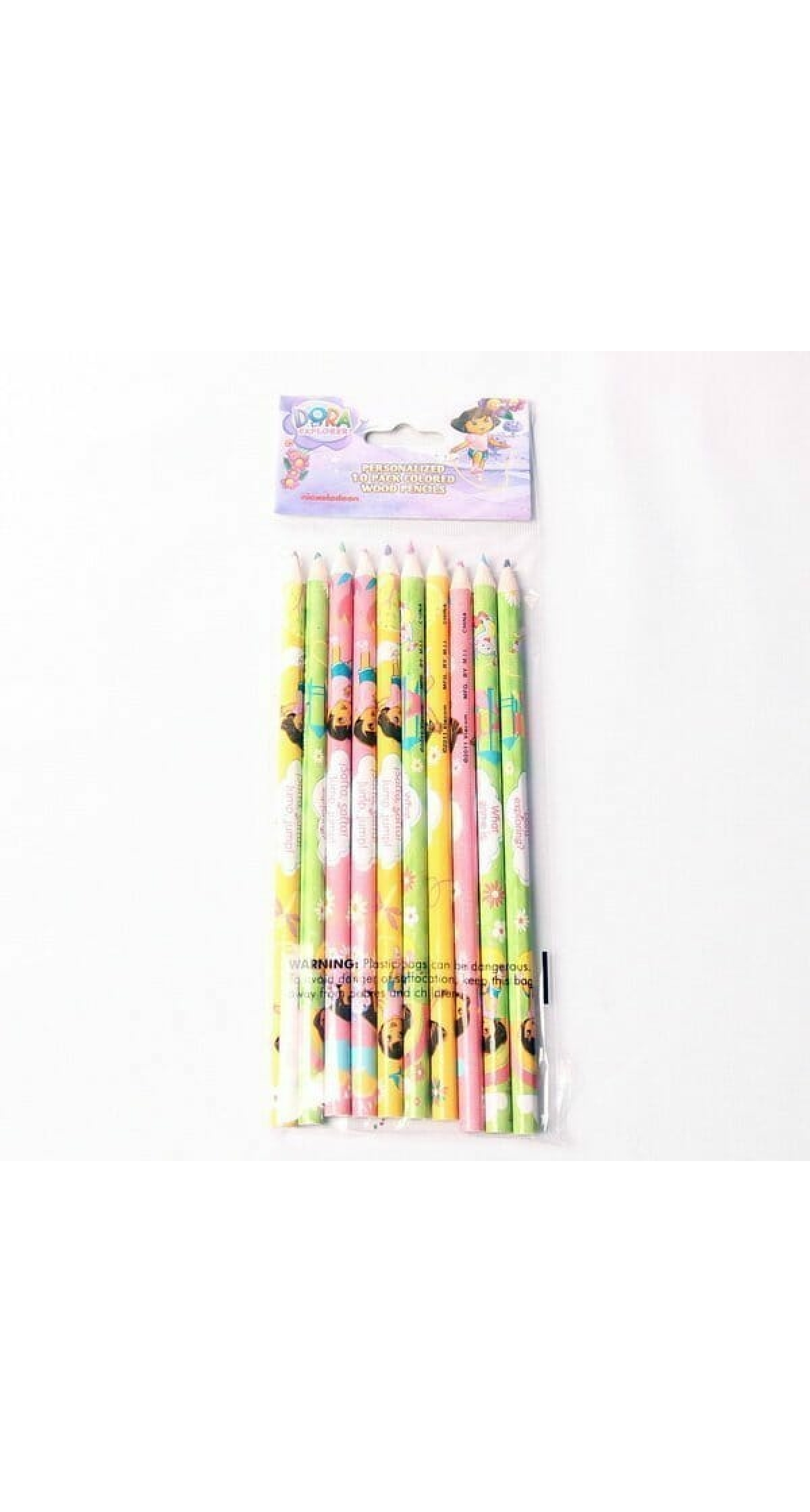 Dora the Explorer Coloured Pencils - 10pk