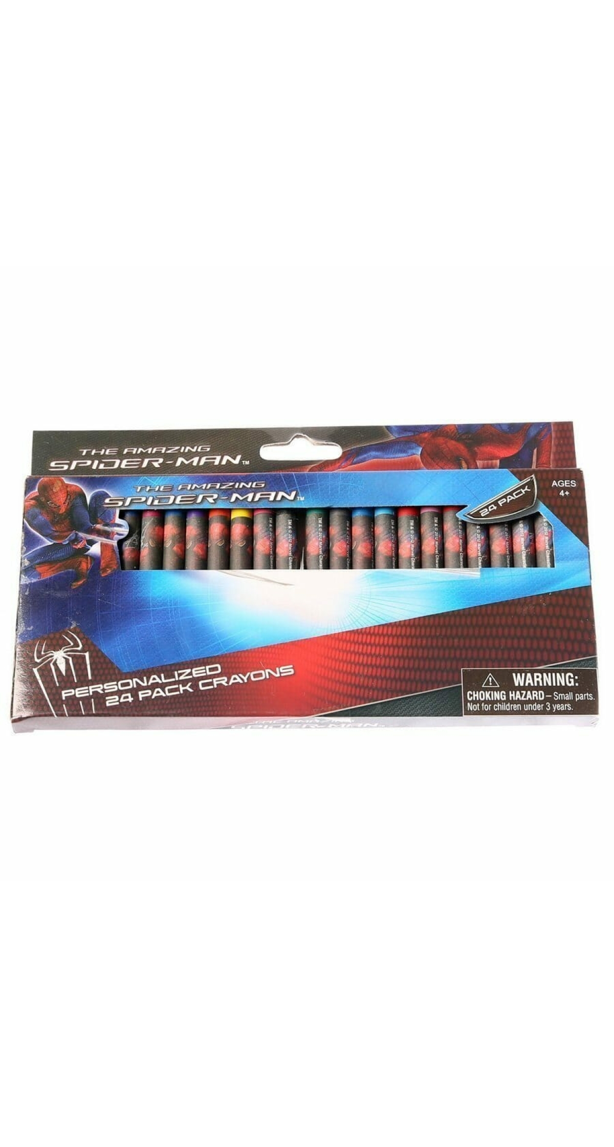 Spider-Man Mini Colouring Crayons - 24pk
