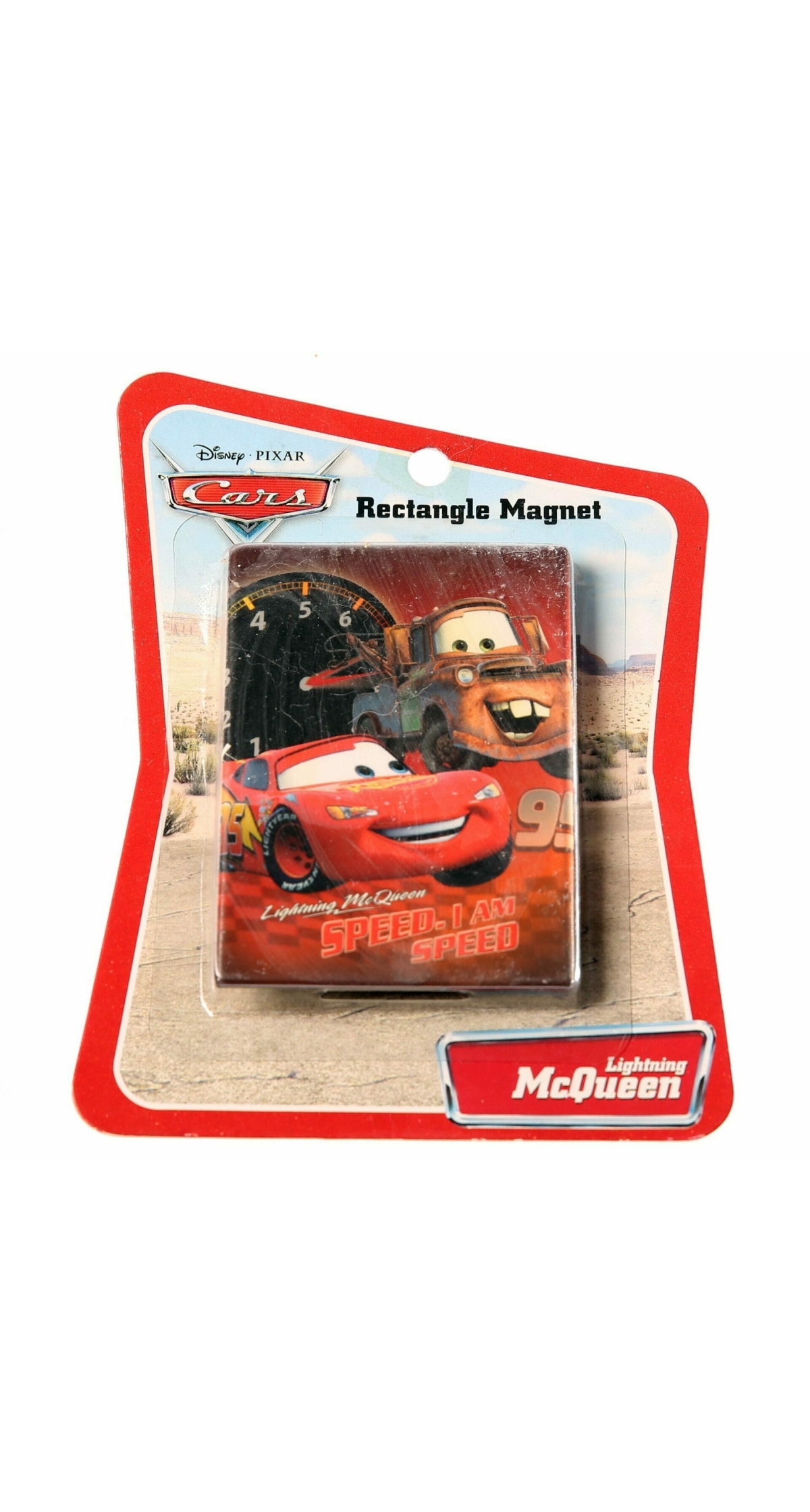 Lightning McQueen & Tow Mater Rectangle Magnet - 6.5cm x 9cm