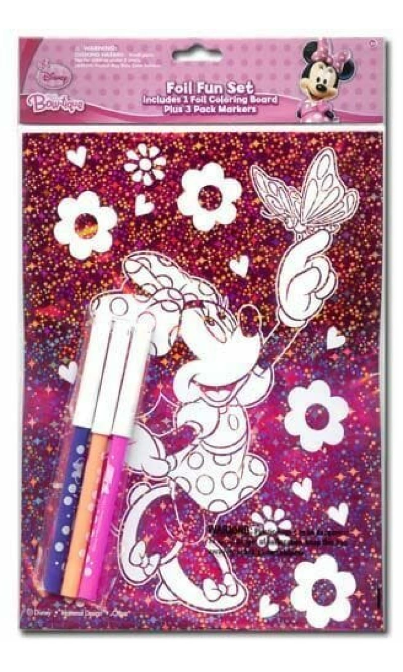 Minnie Mouse Bow-Tique Foil Fun Set - 4pk