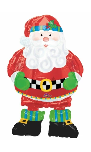 Santa Claus AirWalker Foil Balloon 37'' (94cm) Height