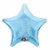 Pastel Blue Dazzler Star Foil Balloon 19"