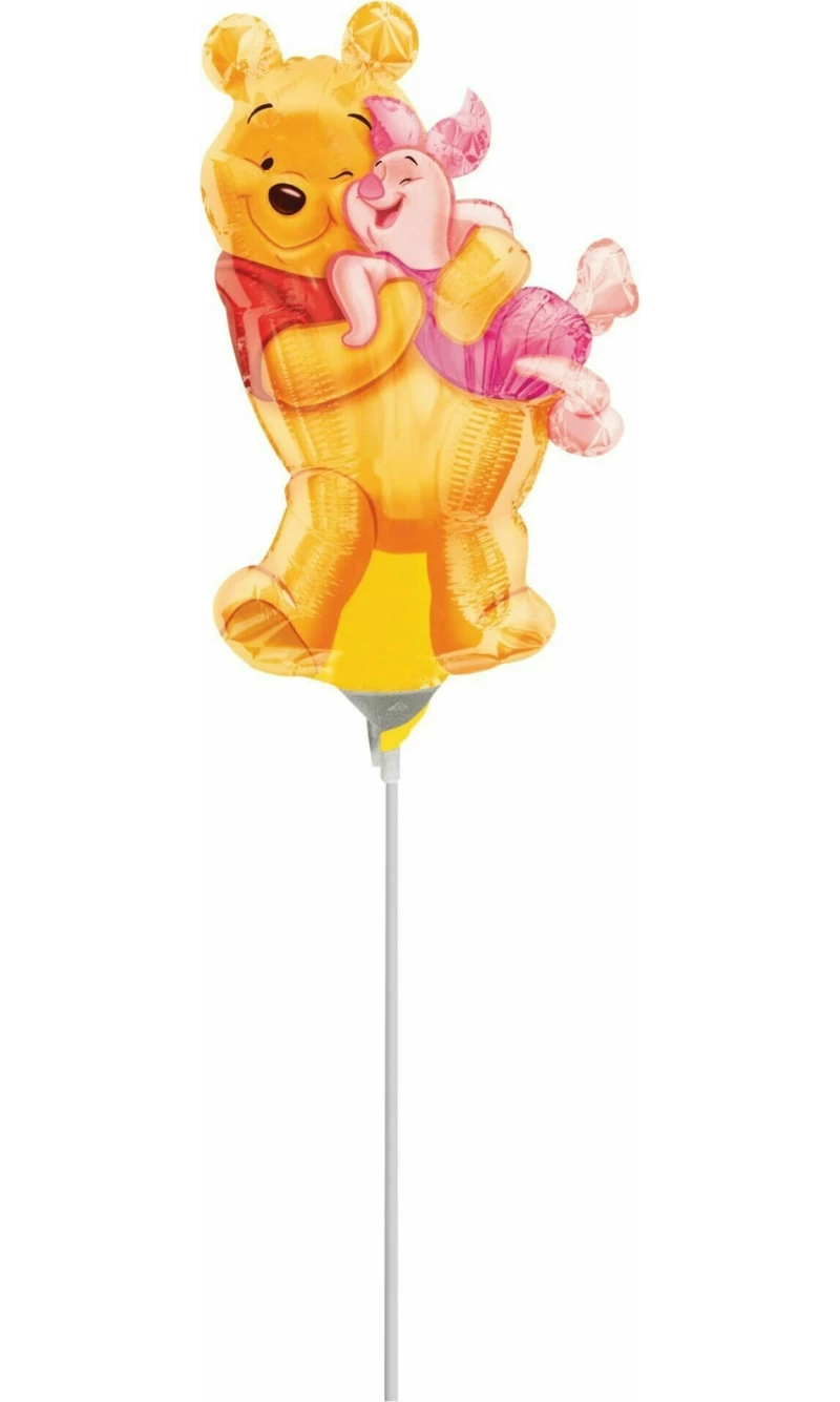 Winnie The Pooh & Piglet Mini Shape Foil Balloon 9"