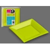 Pistachio Square Plate 17 X 17 cm - 5pk