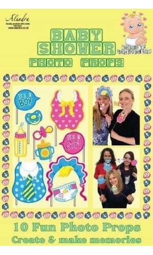Baby Shower Photo Props - 10pk