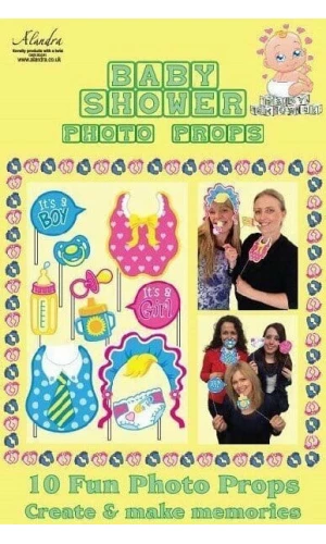 Baby Shower Photo Props - 10pk