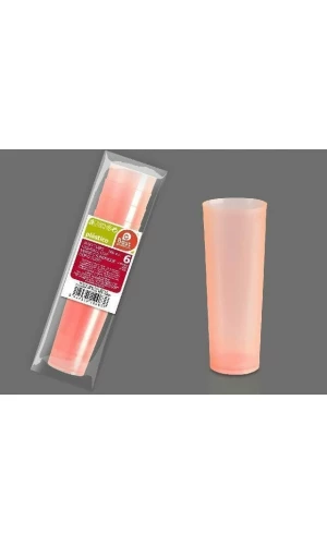 Unbreakable Highball Pink Cup 300cc - 6pk