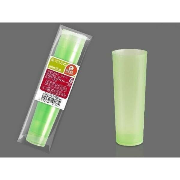 Unbreakable Highball Green Cup 300cc - 6pk