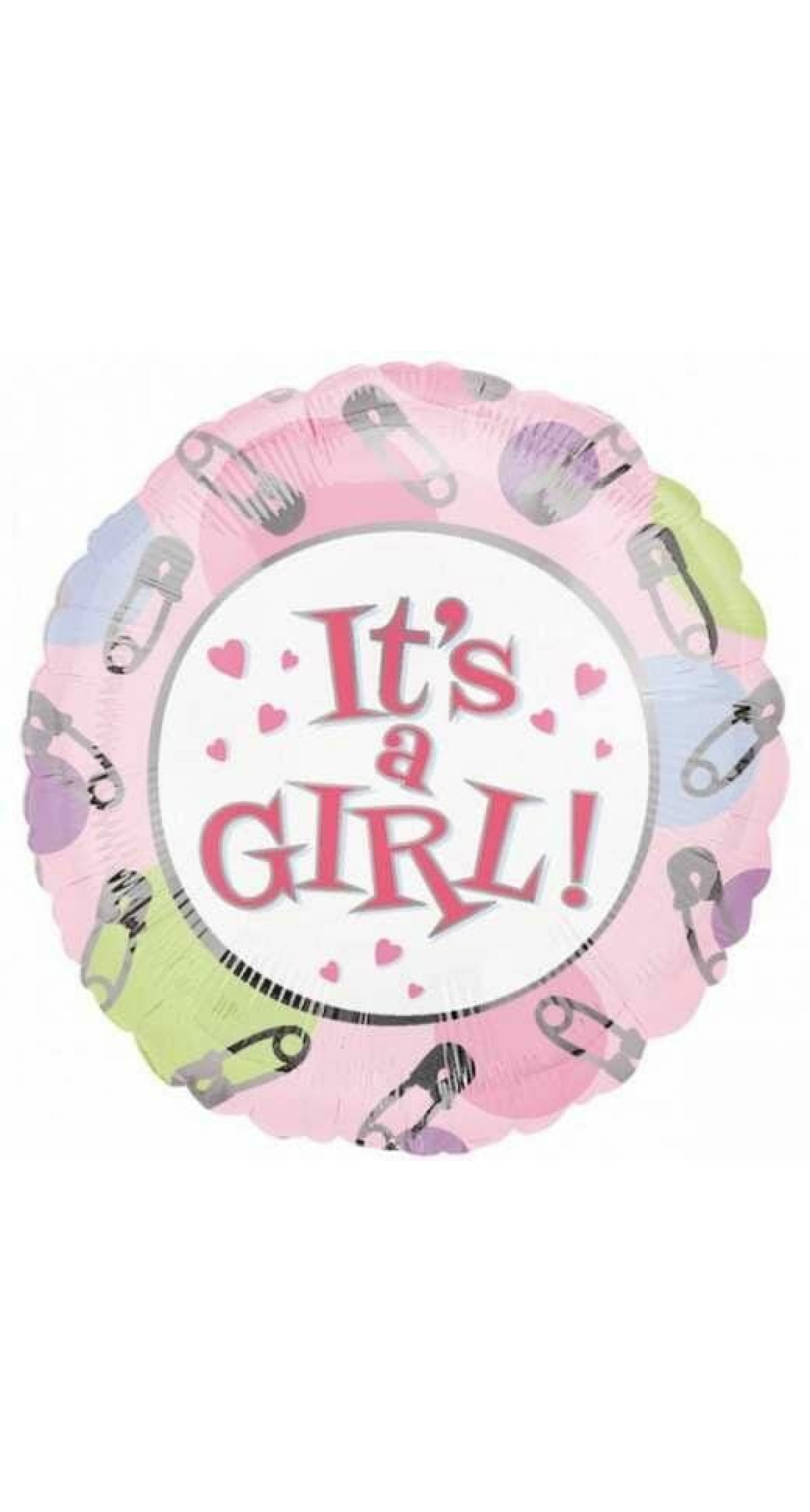It's a Girl Mini Shape Foil Balloon 9"