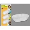 BLISTER 60 WHITE LONG MUFFIN MOLD 5,30 X 2,50 X 2,30 CM