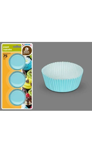 BLISTER 75 BLUE MUFFIN MOLD 4,30 X 2,30 CM