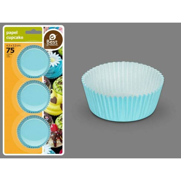 BLISTER 75 BLUE MUFFIN MOLD 4,30 X 2,30 CM