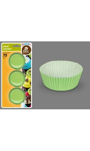 BLISTER 75 GREEN MUFFIN MOLD 4,30 X 2,30 CM