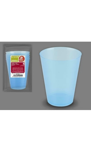 Unbreakable Blue Cup 500 Cc pp - 4pk