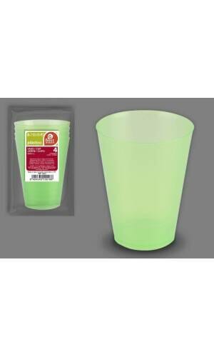 Unbreakable Green Cup 500 Cc pp - 4pk