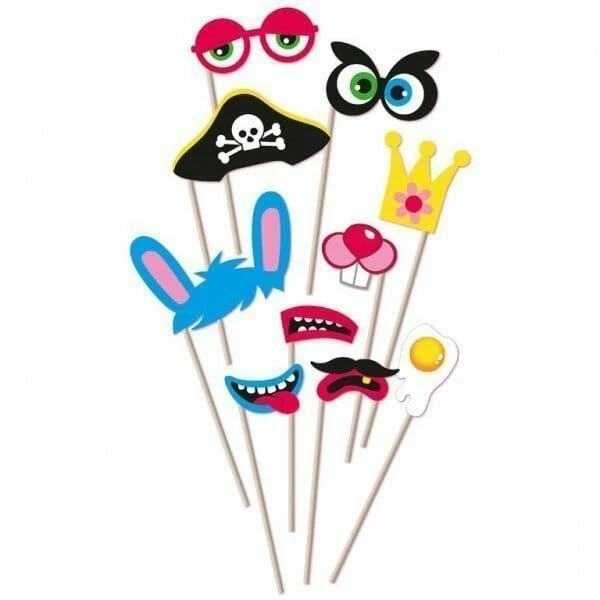 Fun Photo Booth Props - 10pk