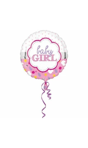 Baby Girl Foil Balloon 17''