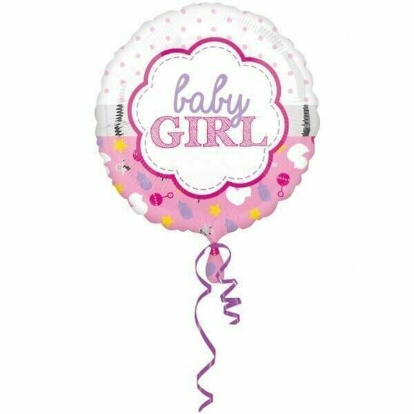 Baby Girl Foil Balloon 17''