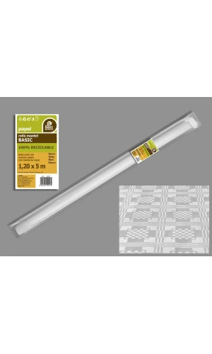 Paper Table Cover Roll 1.2m x 5m - White