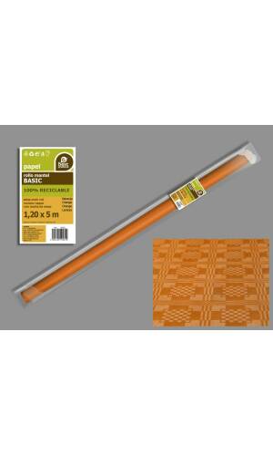 Paper Table Cover Roll 1.2m x 5m - Orange