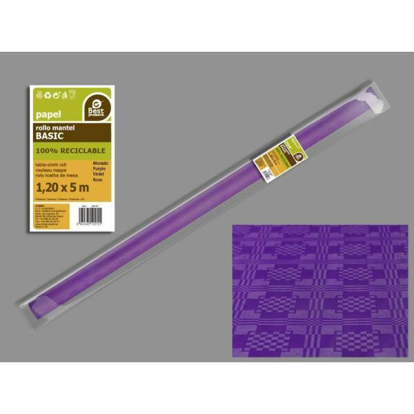 Paper Table Cover Roll 1.2m x 5m - Purple