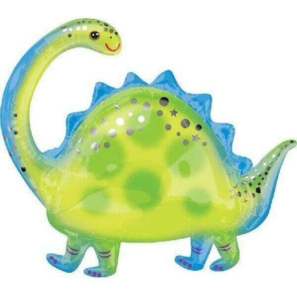 Dinosaur Brontosaurus SuperShape Foil Balloon - 81cm x 68cm