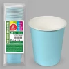 Paper Cups 200ml Light Blue - 24pk