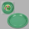 Round Paper Plate 20cm Green - 10pk