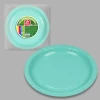 Round Paper Plate 20cm Aquamarine - 10pk
