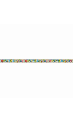 Happy 12th Birthday Prism Banner - 12 ft