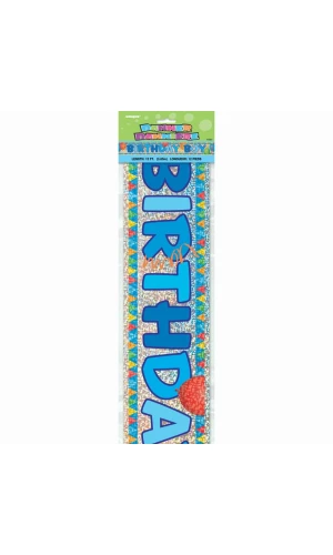 Birthday Boy Prism Banner - 12 ft
