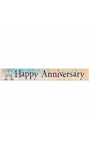 Happy Anniversary Foil Party Banner - 3.65m