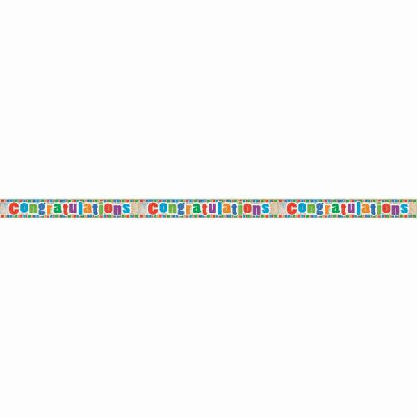 Congratulations Prism Banner - 12 ft