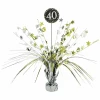 40th Birthday Gold Sparkling Celebration Centerpiece 46cm - 1pk