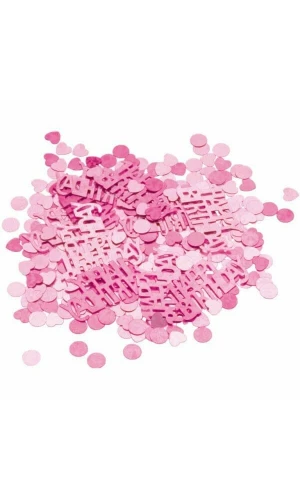 Happy Birthday Girl Pink Confetti - 15g