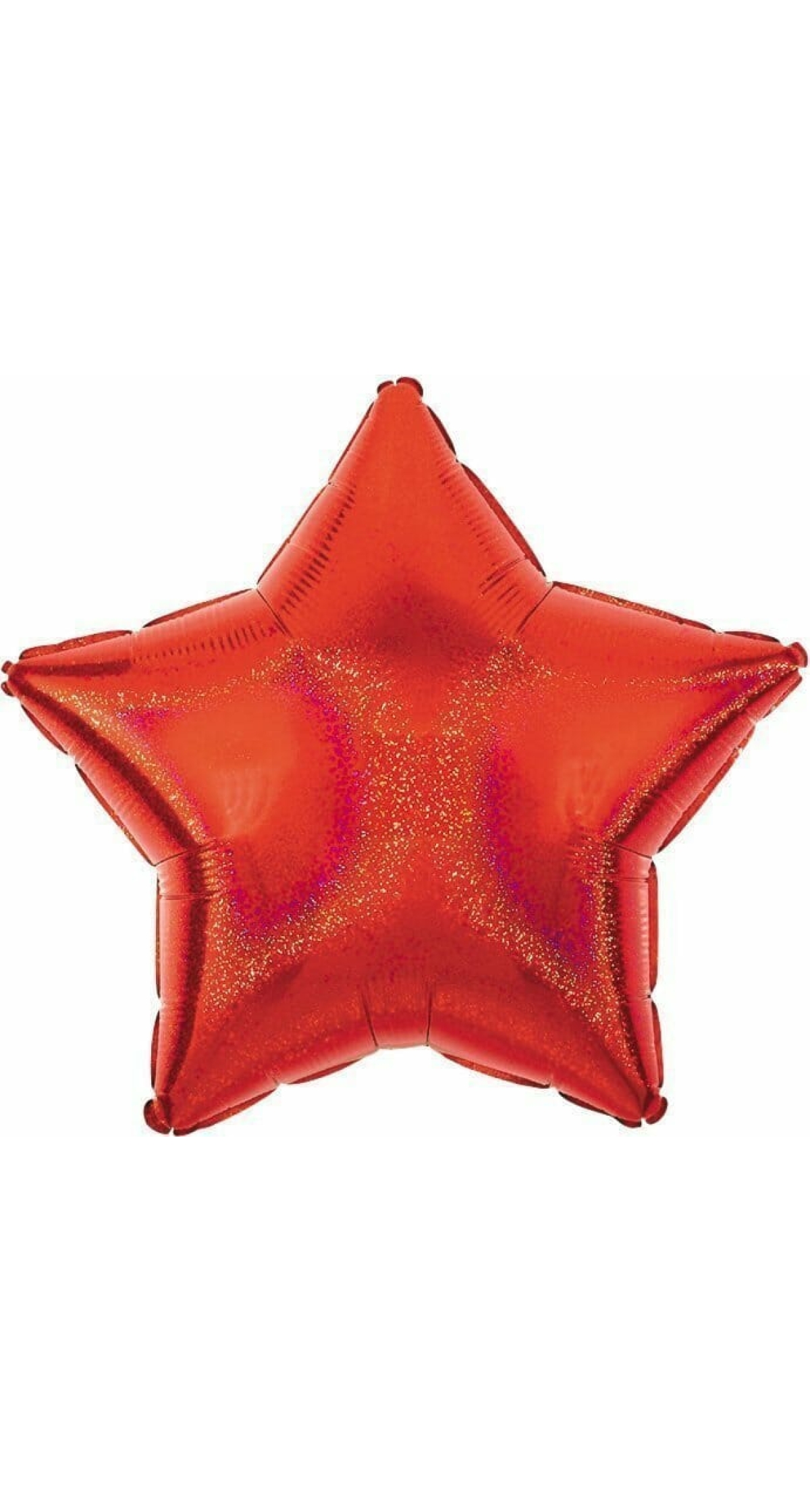 Red Dazzler Star Foil Balloon 19"