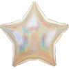 Silver Dazzler Star Foil Balloon 19"