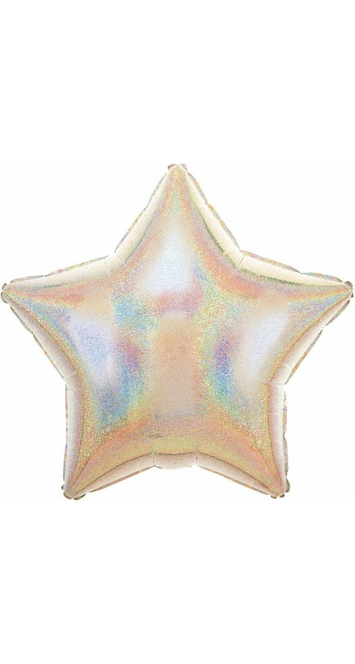Silver Dazzler Star Foil Balloon 19"
