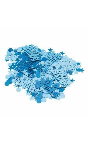 Happy Birthday Blue Foil Confetti - 15g