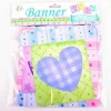 Baby Shower Celebration Paper Letter Banner - 2.09m