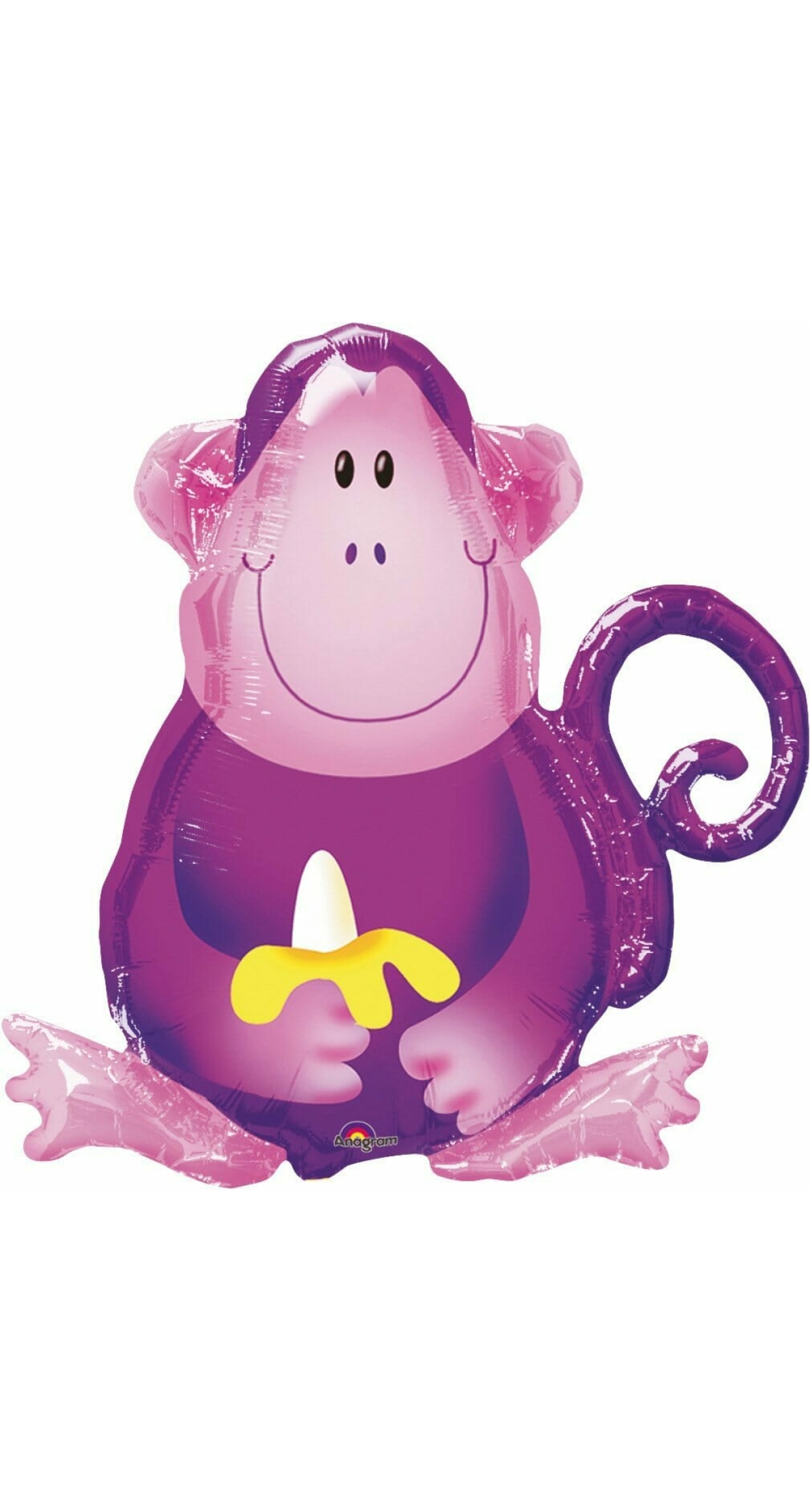 Monkey Super Shape Foil Balloon 22'' x 28'' (66cm x 70cm)