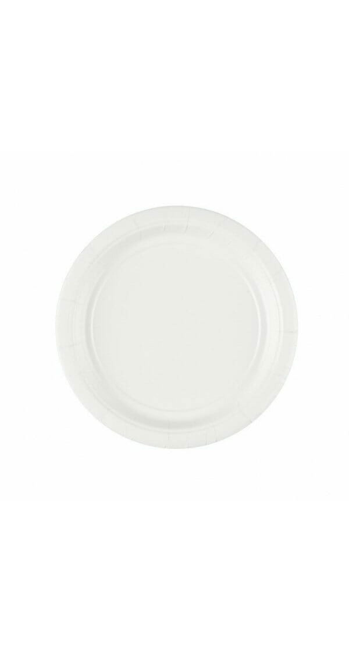 Frosty White - 8 x Paper Plates 22.9 cm