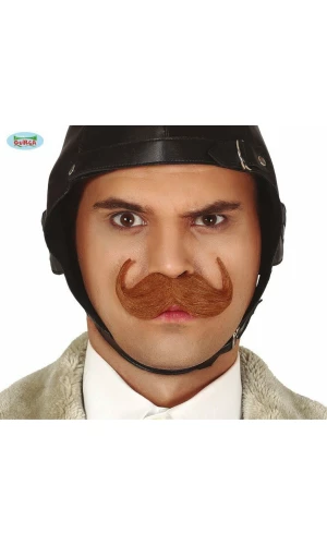 Brown English Mustache