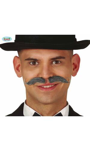 Grey Bavaro Mustache